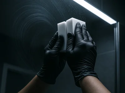 욕실거울면오염방지코팅